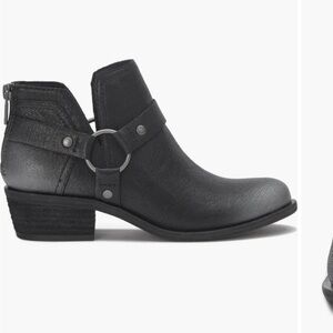 Lucky Brand Black Ankle Booties